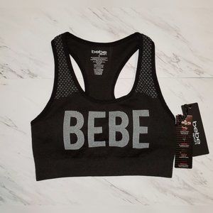 NWT Bebe Sport Racerback Sports Bra